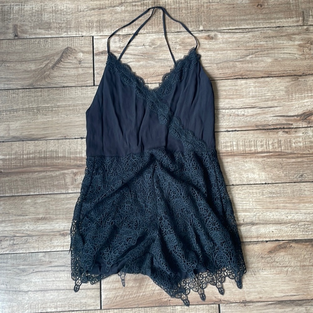 Dolce Vita Open Back Eyelit Romper